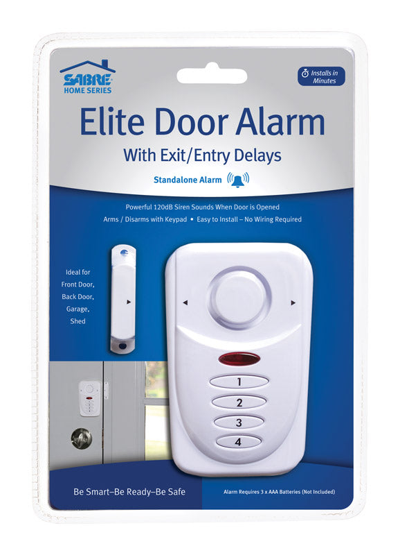 SABRE - Sabre Elite White Plastic Door Alarm