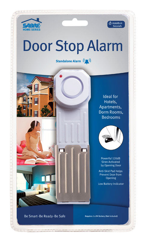 SABRE - Sabre White Plastic Door Stop Alarm