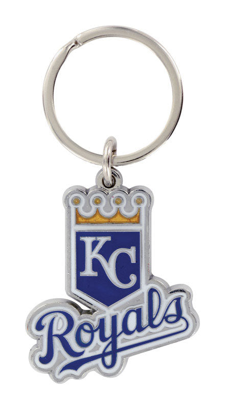 HILLMAN - Hillman MLB Tempered Steel Blue Decorative Keychain - Case of 3