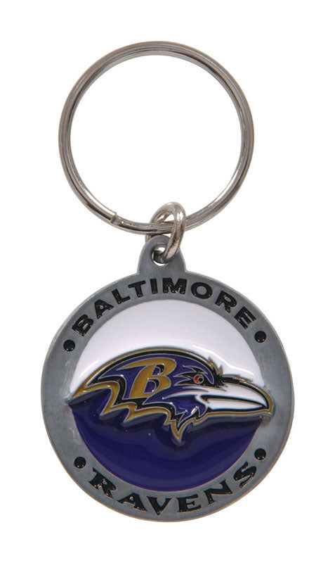 HILLMAN - Hillman NFL Tempered Steel Silver Split Ring Keychain - Case of 3 [710860]