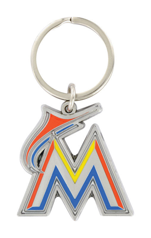 HILLMAN - Hillman MLB Tempered Steel Silver Split Ring Keychain - Case of 3 [711249]