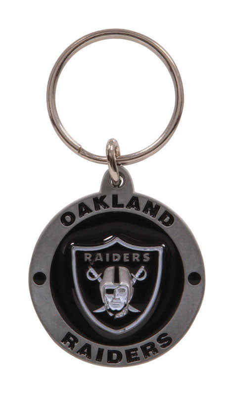 HILLMAN - Hillman NFL Tempered Steel Silver Split Ring Keychain - Case of 3 [710859]