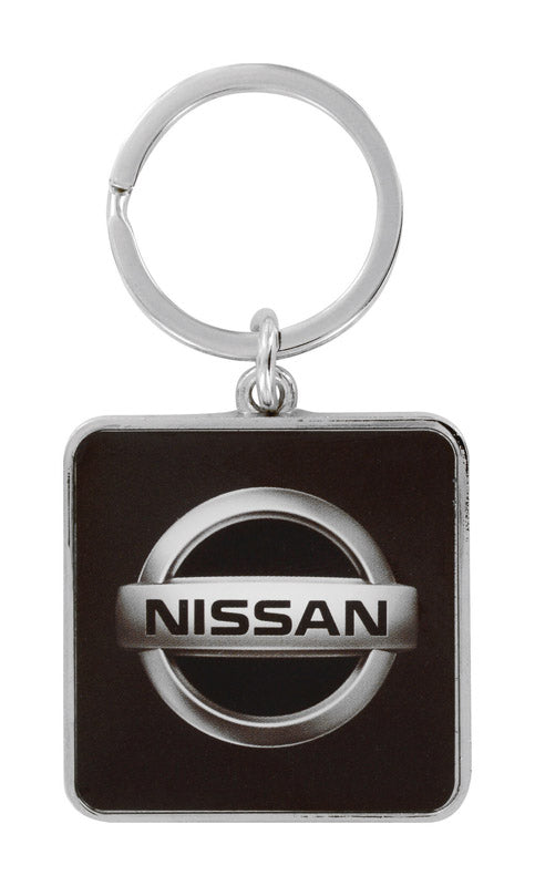 HILLMAN - Hillman Nissan Metal Silver Decorative Key Chain - Case of 3