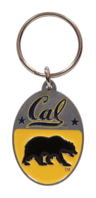 HILLMAN - Hillman NCAA Tempered Steel Multicolored Split Ring Keychain - Case of 3 [711312]