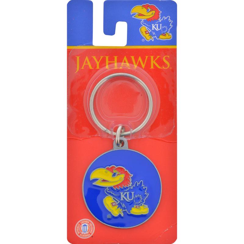 HILLMAN - Hillman NCAA Tempered Steel Blue Split Ring Keychain - Case of 3 [711197]