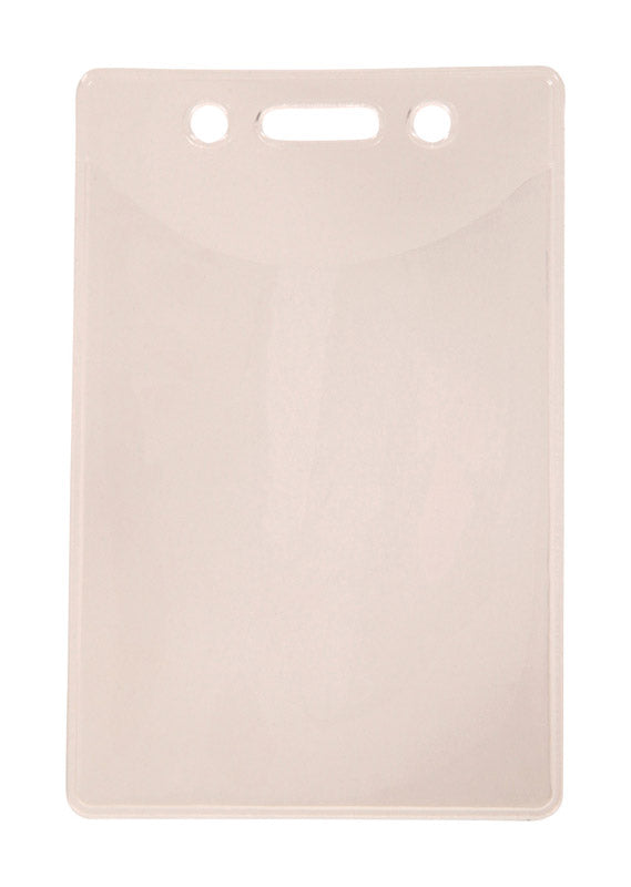 HILLMAN - Hillman Plastic Clear ID Holder Badge Sleeve - Case of 5