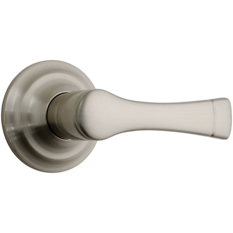 BRINKS - Brinks Push Pull Rotate Harper Satin Nickel Passage Lever KW1 1.75 in.