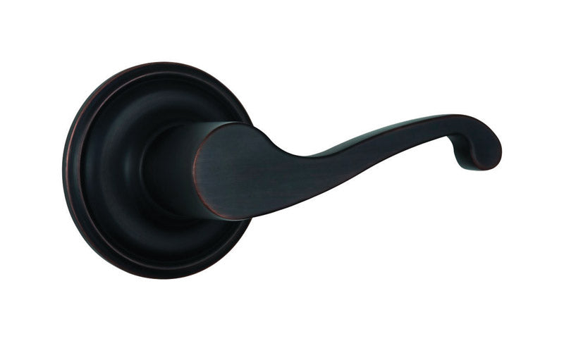 BRINKS - Brinks Push Pull Rotate Glenshaw Oil Rubbed Bronze Passage Lever 1.75 in.