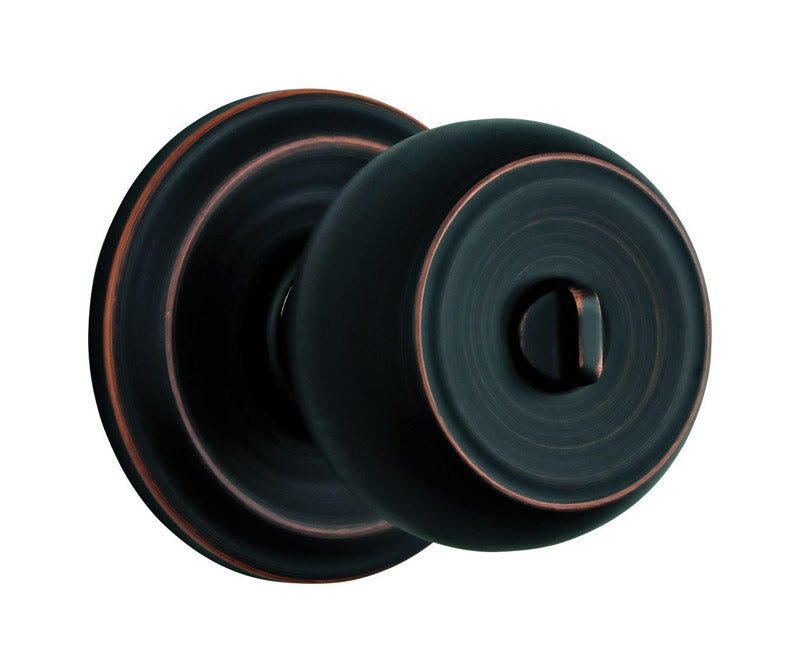 BRINKS - Brinks Push Pull Rotate Stafford Oil Rubbed Bronze Entry Knob KW1 1.75 in. [23021-150]