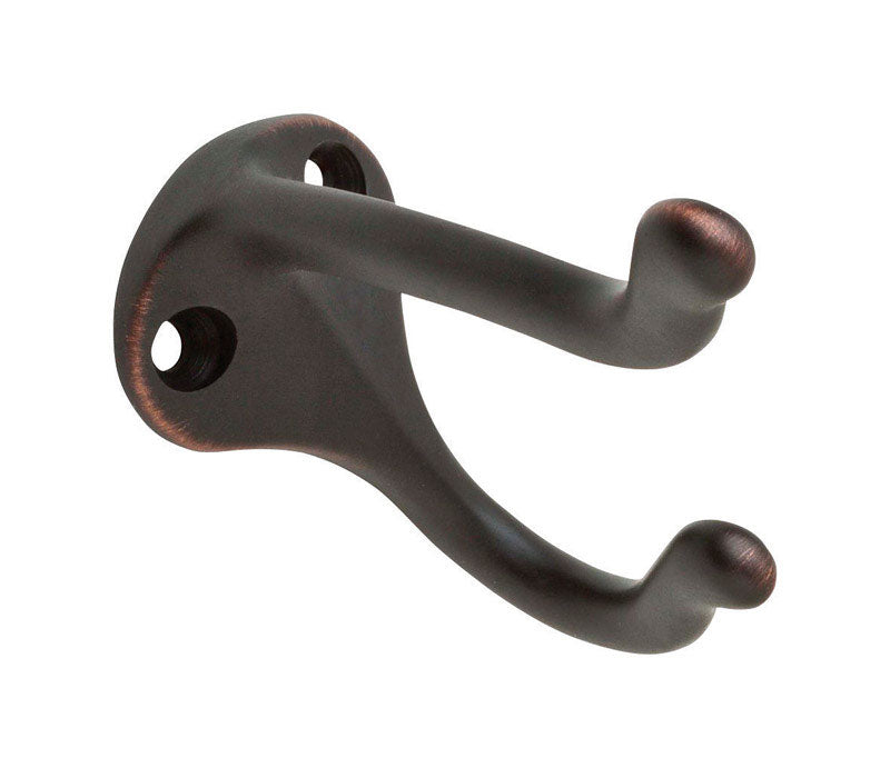 IVES - Ives Medium Aged Bronze Aluminum 1-1/4 in. L Coat/Hat Hook 35 lb 1 pk