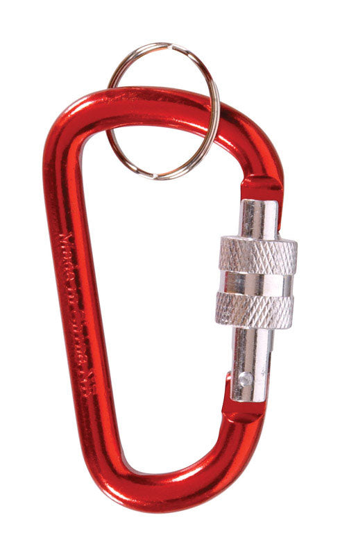 HILLMAN - Hillman Aluminum Multicolored Carabiner - Case of 25