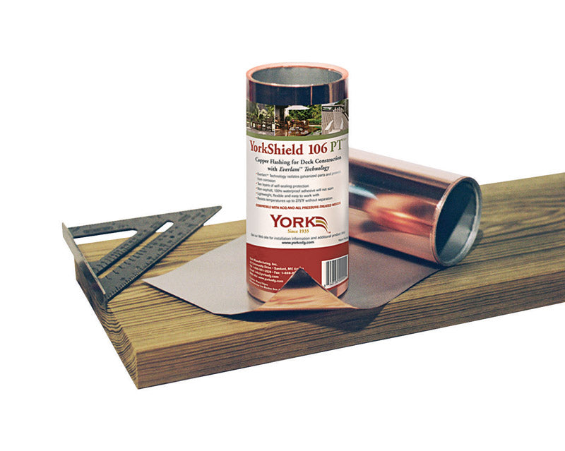 YORK - York 106 PT 10 in. W X 240 in. L Copper Flashing Copper