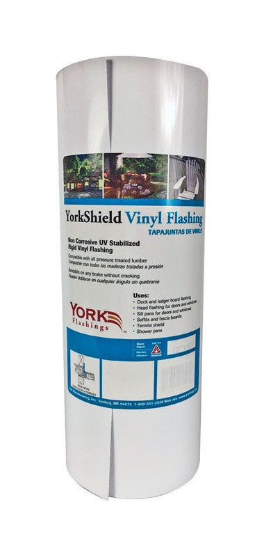 YORK - York 18 in. W X 600 in. L Vinyl Flashing White