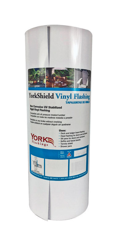 YORK - York 12 in. W X 600 in. L Vinyl Flashing White