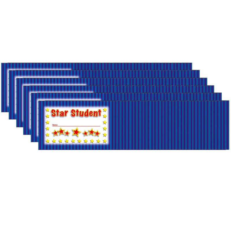 NORTH STAR TEACHER RESOURCES - Star Student Punch Cards, 36 Per Pack, 6 Packs