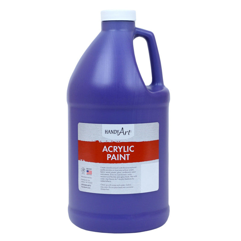 HANDY ART - Acrylic Paint Half Gallon, Violet