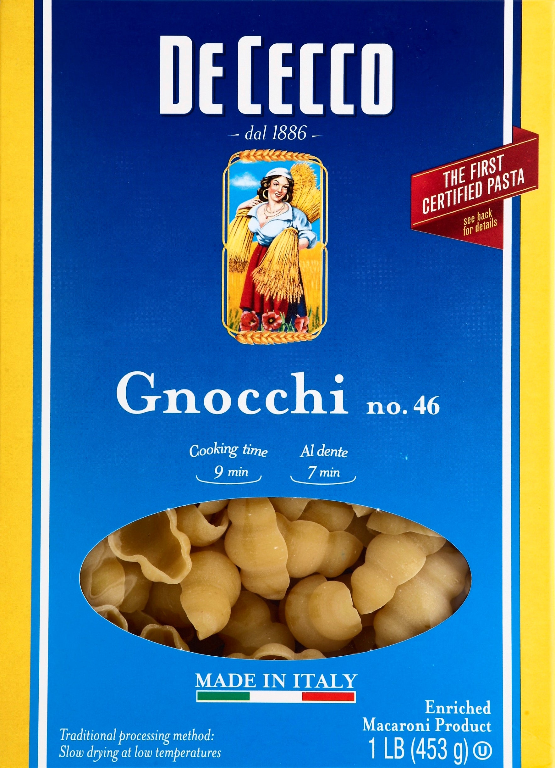 De Cecco Gnocchi 1 lb - Case of 12