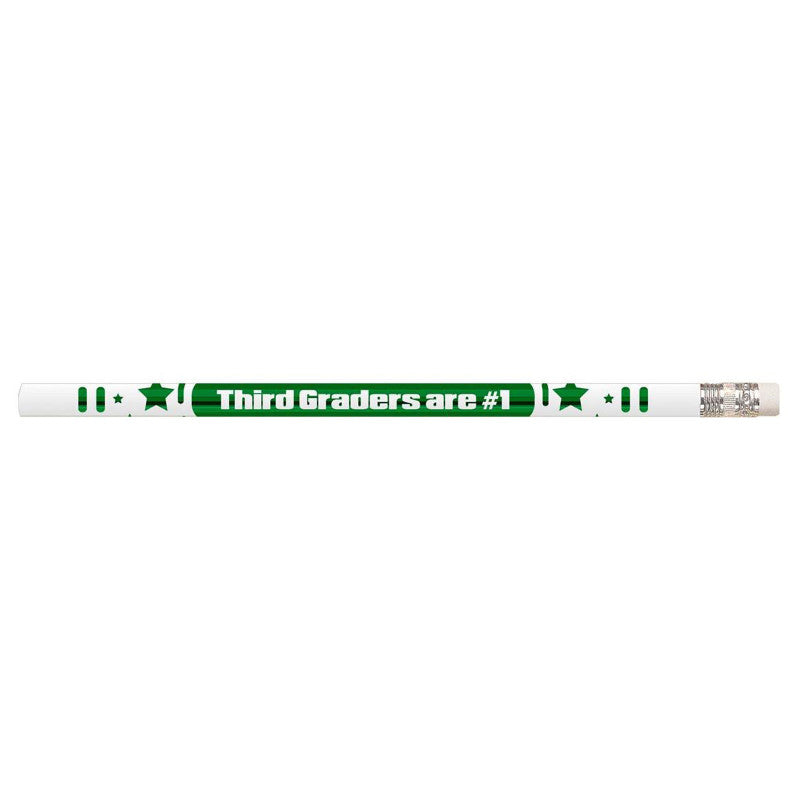 MUSGRAVE PENCIL COMPANY - 3rd Graders Are #1 Motivational Pencils, 12 Per Pack, 12 Packs