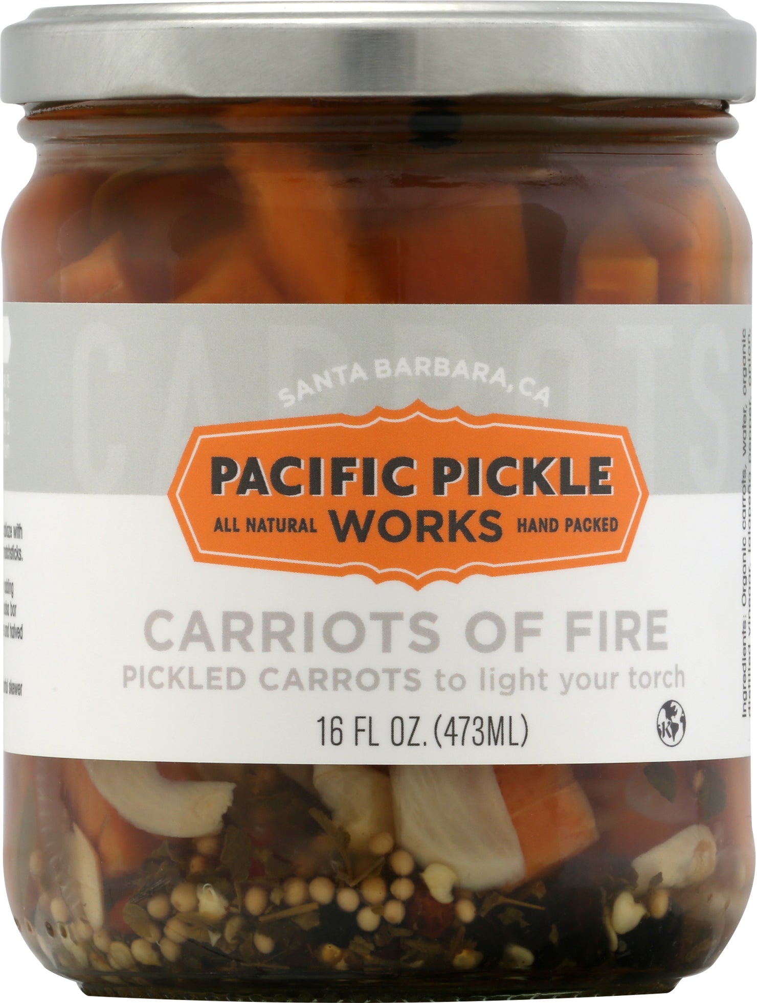 Pacific Pickle Works Carrots 16 oz - Case of 6