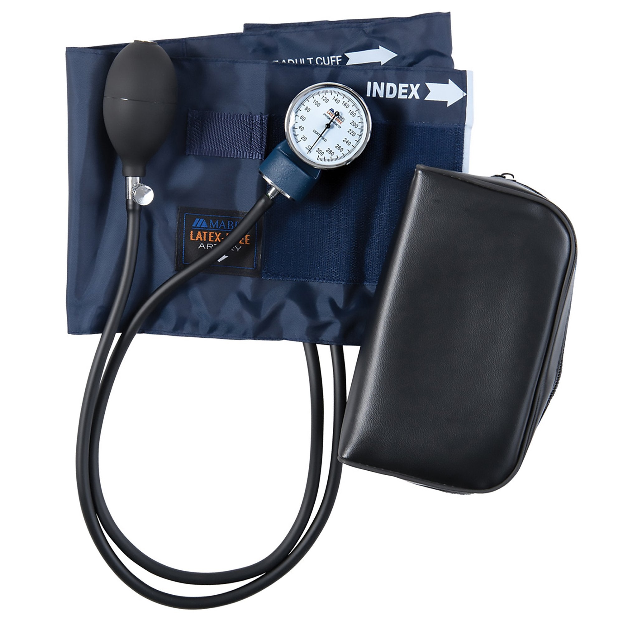 Mabis Healthcare - Aneroid Sphygmomanometer Unit MABIS®Precision Adult Cuff Nylon Cuff 28 - 42 cm Pocket Aneroid [1/EA] (401303_EA)