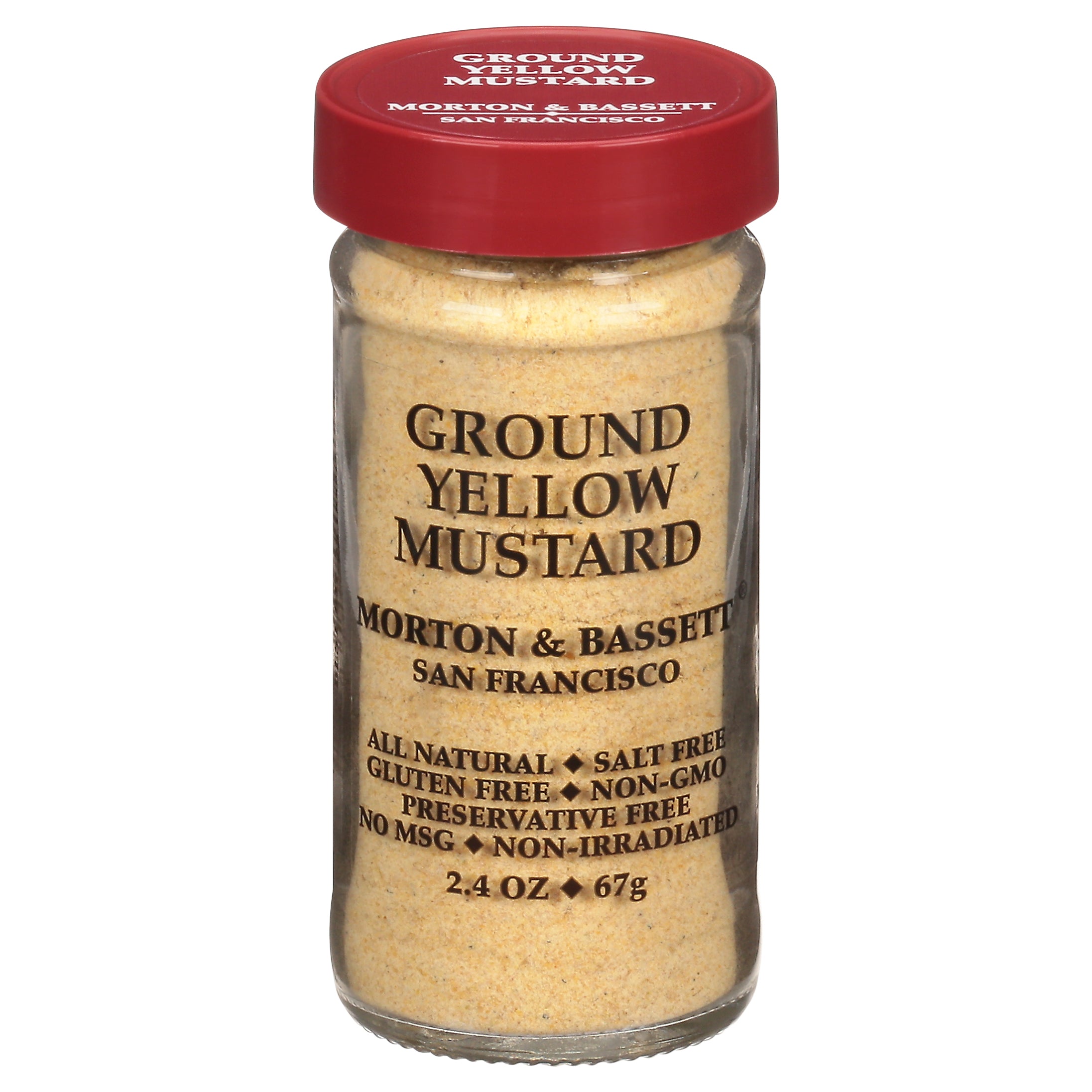 Morton & Bassett Ground Yellow Mustard 2.4 oz - Case of 3
