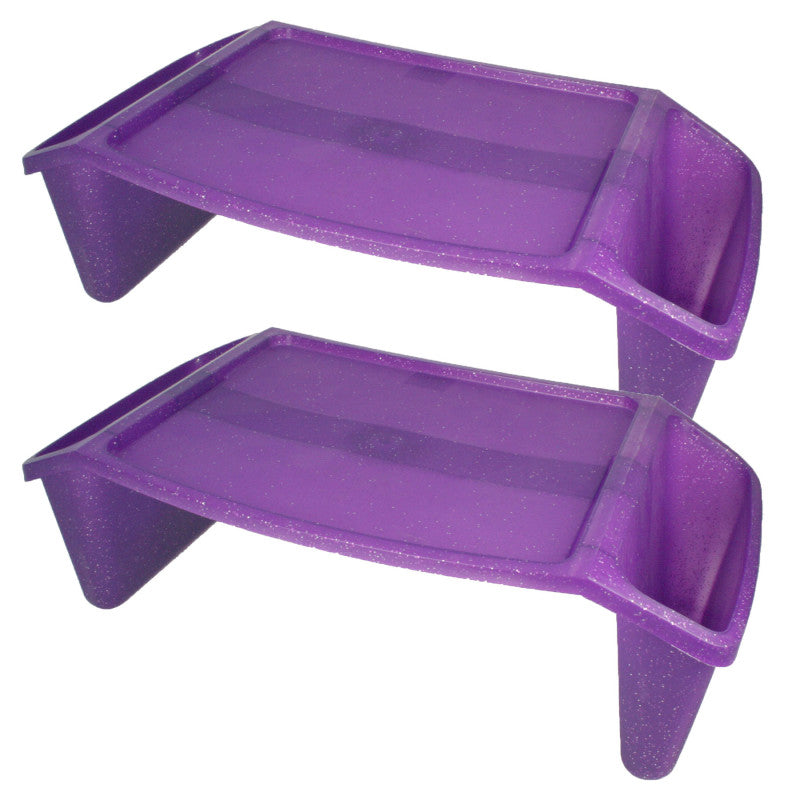 ROMANOFF - Lap Tray , Purple Sparkle, Pack of 2