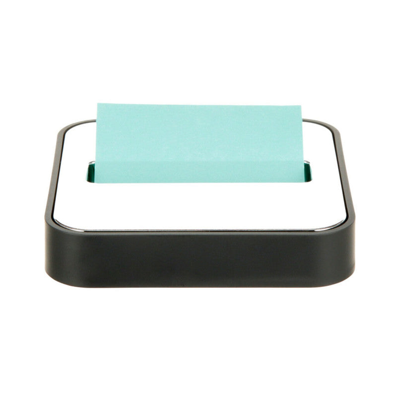 POST-IT - Note Dispenser for 3 in x 3 in Notes, Black Base with Steel Top