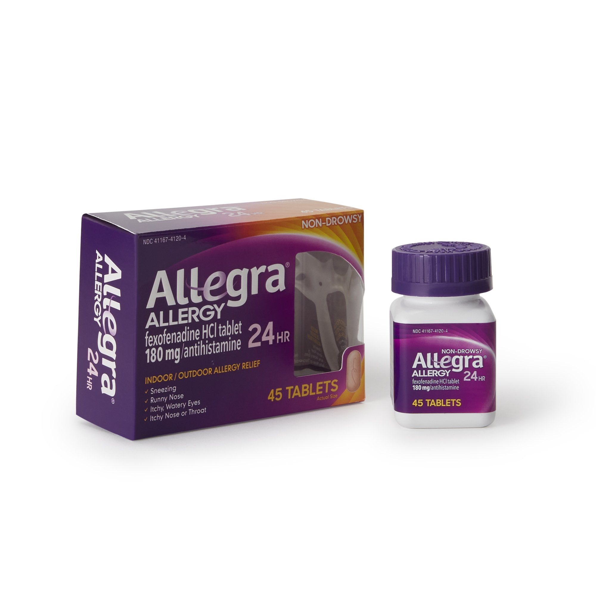 Chattem - Allergy Relief Allegra® 180 mg Strength Tablet 45 per Box [1/BT]