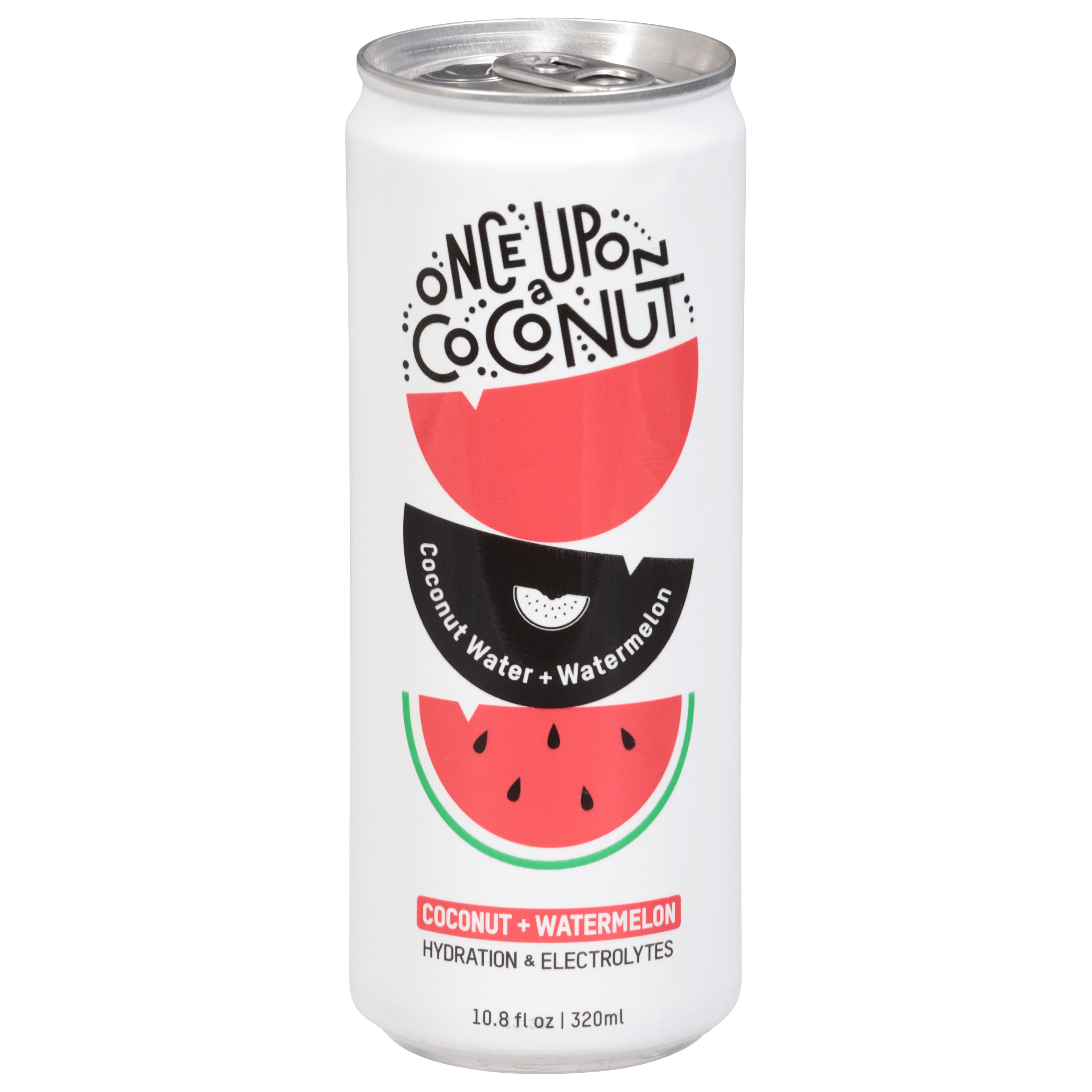 Once Upon a Coconut Hydration & Electrolytes Coconut Water + Watermelon 10.8 fl oz - Case of 12