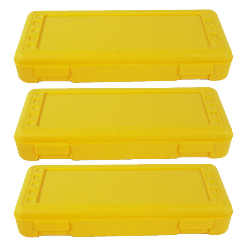 ROMANOFF - Ruler Box, Yellow, Pack of 3