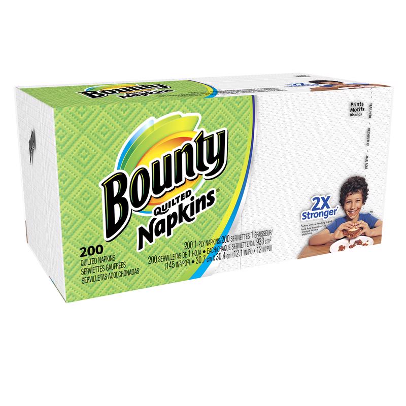 BOUNTY - Bounty Quilted Napkins 1 ply 200 pk