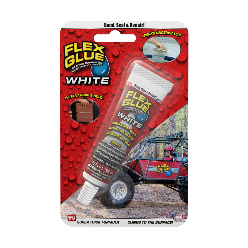 FLEX SEAL FAMILY OF PRODUCTS - Flex Seal Family of Products Flex Glue MINI White Rubberized Waterproof Adhesive 0.75 oz