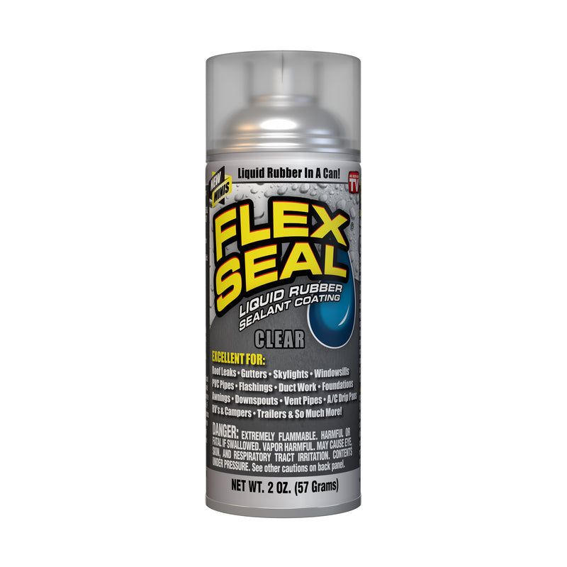 FLEX SEAL FAMILY OF PRODUCTS - Flex Seal Family of Products Flex Seal MINI Clear Rubber Spray Sealant 2 oz - Case of 12