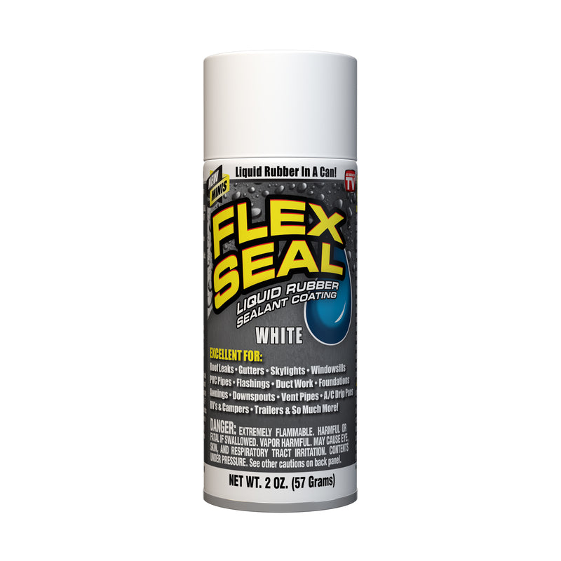 FLEX SEAL FAMILY OF PRODUCTS - Flex Seal Family of Products Flex Seal MINI White Rubber Spray Sealant 2 oz - Case of 12