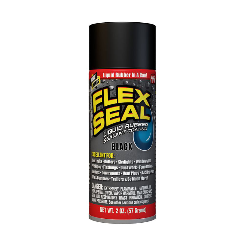 FLEX SEAL FAMILY OF PRODUCTS - Flex Seal Family of Products Flex Seal MINI Black Rubber Spray Sealant 2 oz - Case of 12