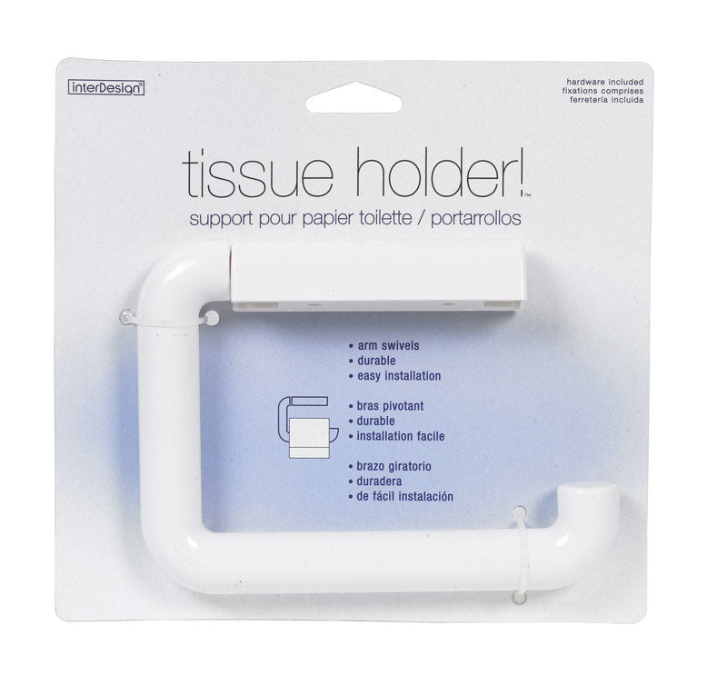 IDESIGN - iDesign White Toilet Paper Holder
