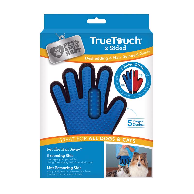 TRUE TOUCH - True Touch As Seen On TV Blue Cat/Dog Grooming Mitt 1 pk