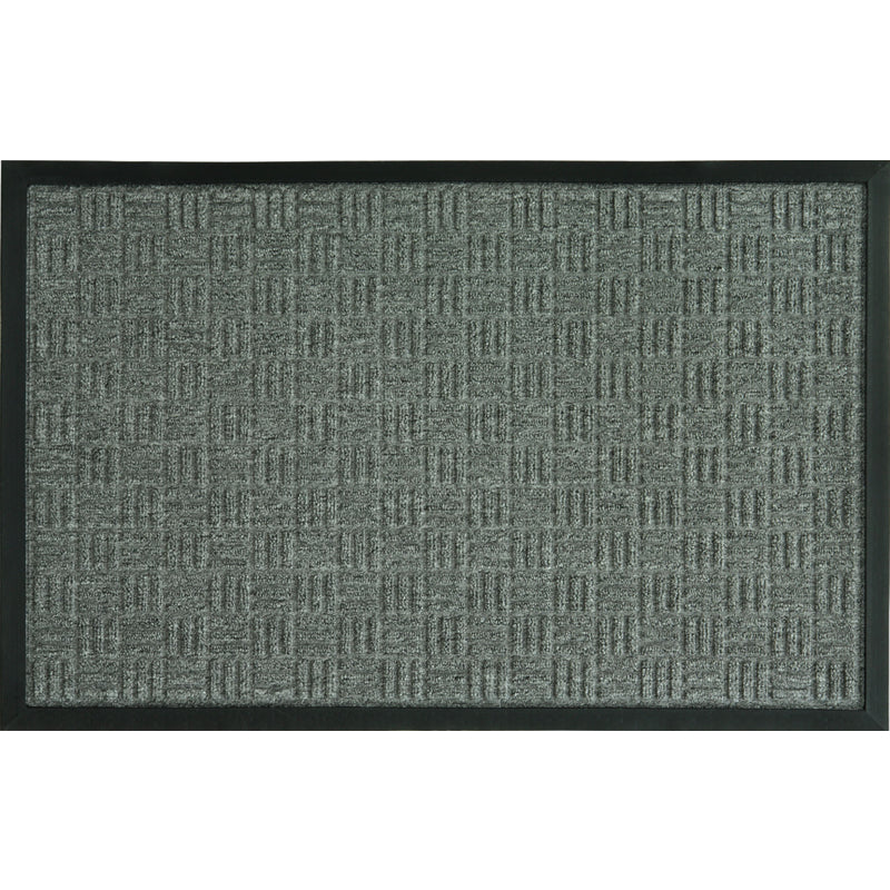 SPORTS LICENSING SOLUTIONS - Sports Licensing Solutions 36 in. L X 24 in. W Gray Parquet Olefin Floor Mat
