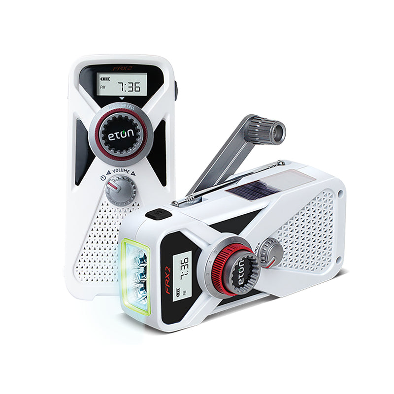 ETON - Eton American Red Cross White LED Crank Radio/Flashlight