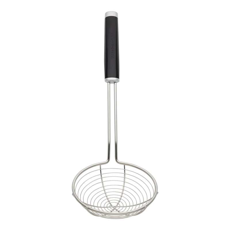 KITCHENAID - KitchenAid Black ABS Plastic/Stainless Steel Asian Strainer
