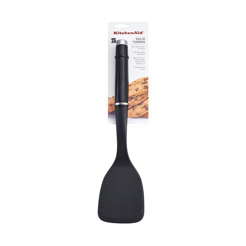KITCHENAID - KitchenAid Black ABS/Nylon Solid Turner