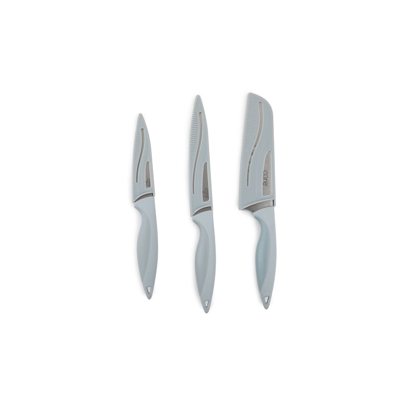 CORE KITCHEN - Core Kitchen Stainless Steel Knife Set 3 pc