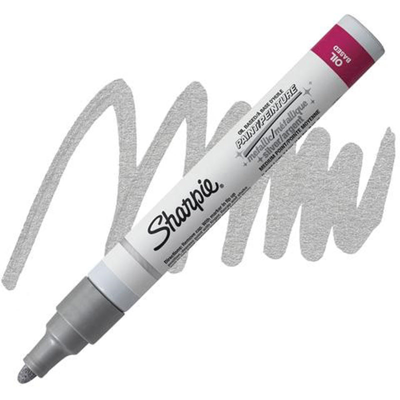 SHARPIE - Sharpie Silver Medium Tip Paint Marker 1 pk - Case of 6