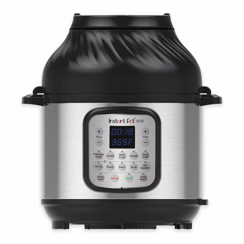 INSTANT POT - Instant Pot Duo Crisp Stainless Steel Pressure Cooker 8 qt Black/Silver