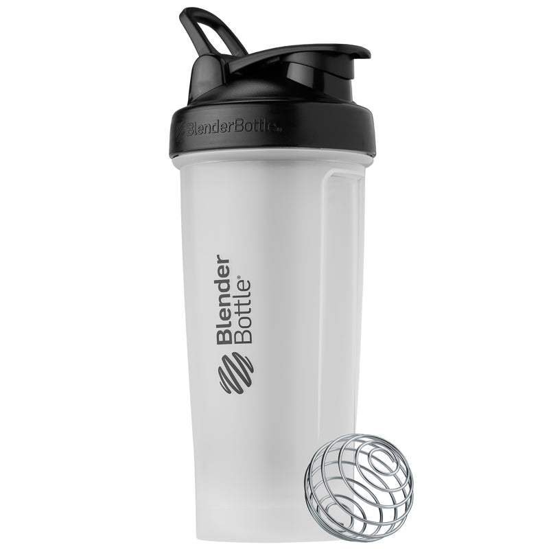 BLENDERBOTTLE - Blender Bottle 28 oz Classic Black/White BPA Free Blender Bottle