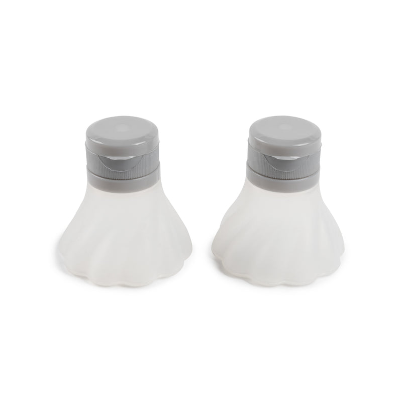 CORE KITCHEN - Core Kitchen Clear/Gray Silicone/Polypropylene Condiment Container