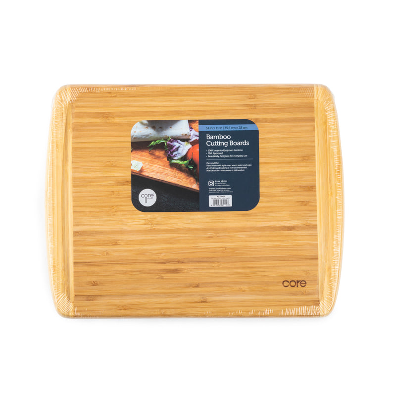 CORE KITCHEN - Core Kitchen 14 in. L X 11 in. W Bamboo Cutting Board
