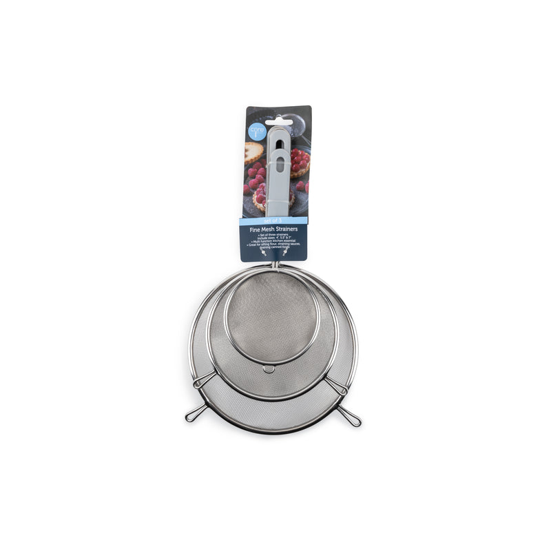 CORE KITCHEN - Core Kitchen Gray ABS/Stainless Steel Strainer