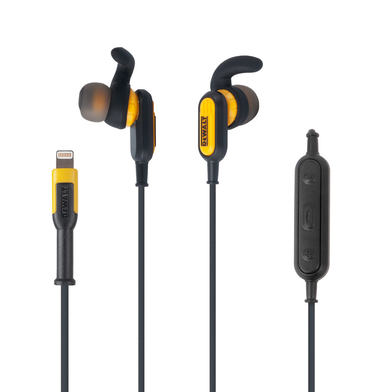 DEWALT - DeWalt Jobsite Lightning Earphone 1 pk