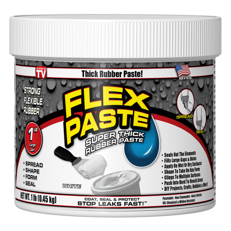FLEX SEAL FAMILY OF PRODUCTS - Flex Seal Family of Products Flex Paste Rubber Paste Rubber Paste 1 pk [PFSWHTR16]